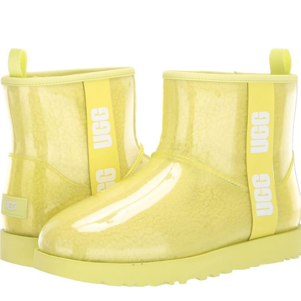 UGG Classic Clear Yellow Mini Ankle Boot
